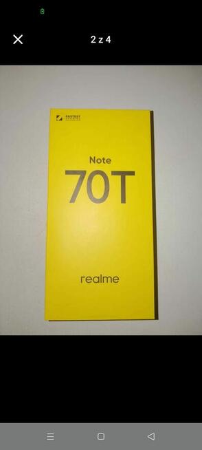 Sprzedam nowiutki realme note 70 t na gwarancji