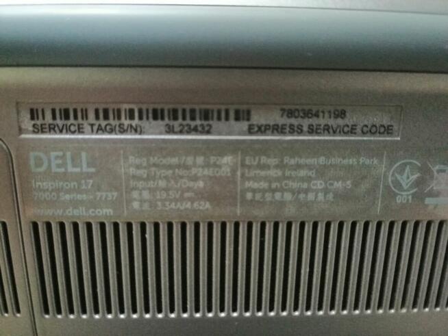 LAPTOP DELL INSPIRION 17 CAL