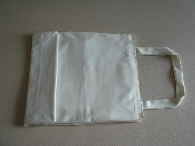 Duża bawełniana torba plażowa, piknikowa Żywiec typu shopper