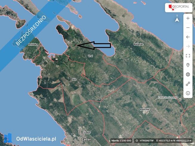 Działka z projektem domu w Chorwacji