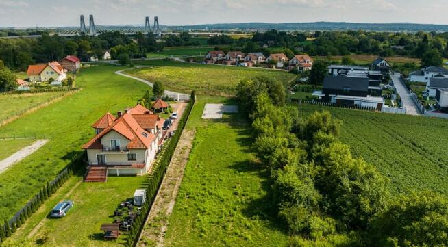 N.Huta.Mogiła.Piękna działka pod budowę bliźniaka.