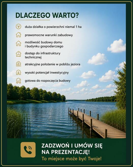 Działka Giżyno gm. Kalisz Pomorski