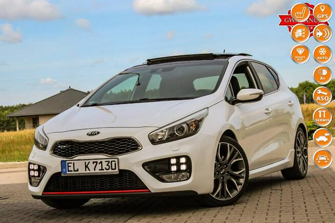 Kia Cee'd GT 204KM Recaro Kamera Panorama Ksenon Navi Pół Skóry System Pasa