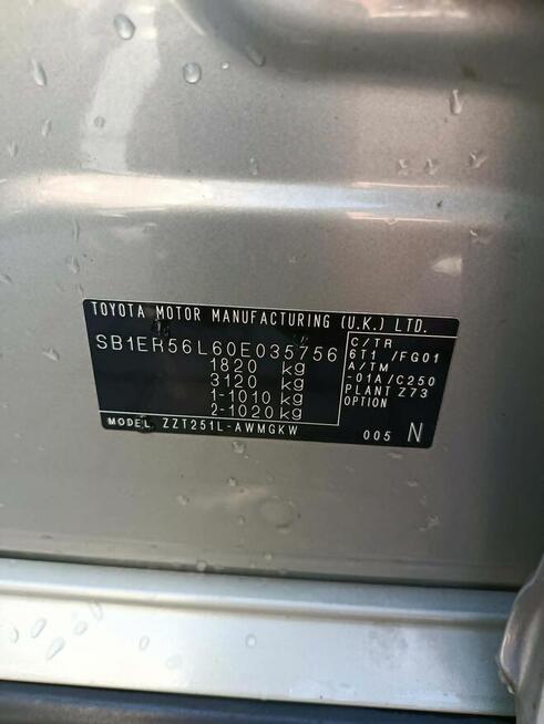 TOYOTA AVENSIS T25 1,8 VVT-I W GAZIE LPG OPŁACONA HAK KLIMA