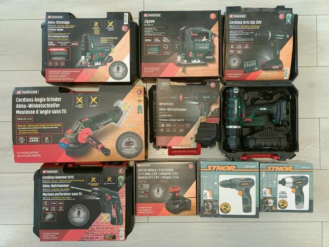 Elektronarzędzia firmy PARKSIDE i STHOR- nowe!
