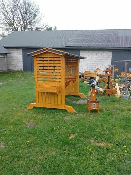 Pergola z huśtawkami