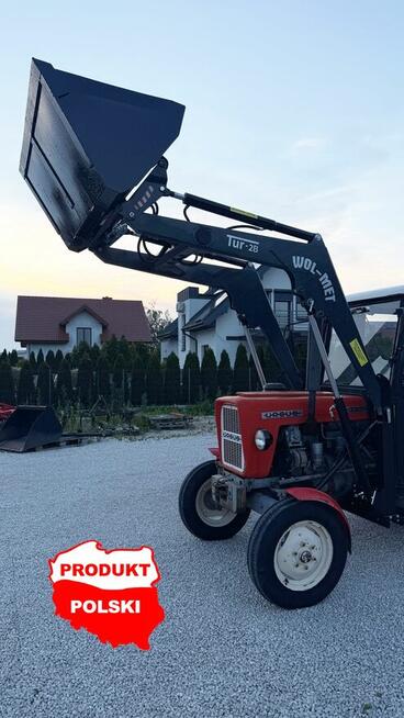 Ładowacz Czołowy TUR do T-25 C330 C360 Euro Nowy+Łyżka+Palec
