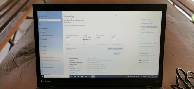 Laptop Lenovo ThinkPad T440S /proc.i7-gwarancja do 2028r.