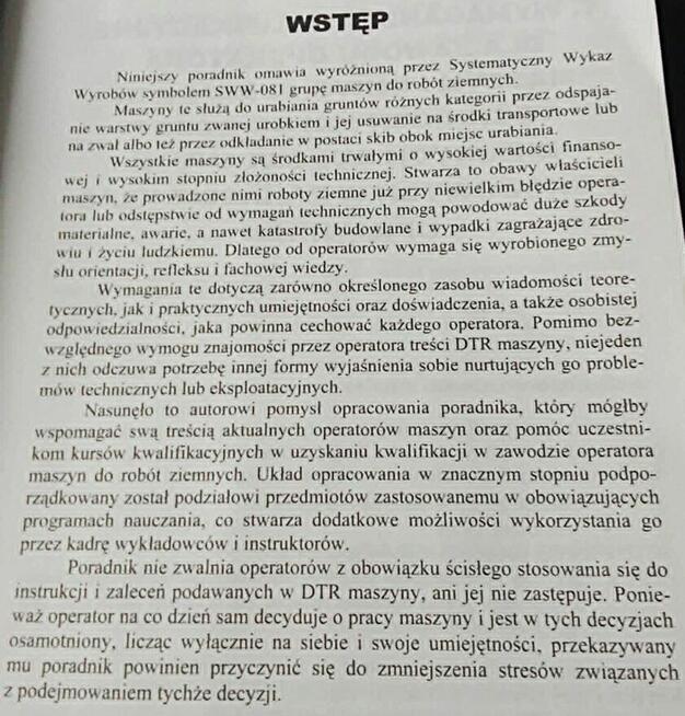 Operator maszyn do robót ziemnych - Maciej Jodłowski