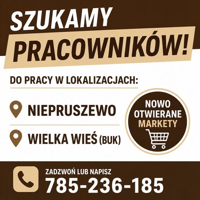 KADRA KIEROWNICZA / KASJER SPRZEDAWCA