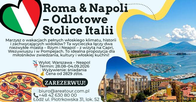 Roma & Napoli – Odlotowe Stolice Italii