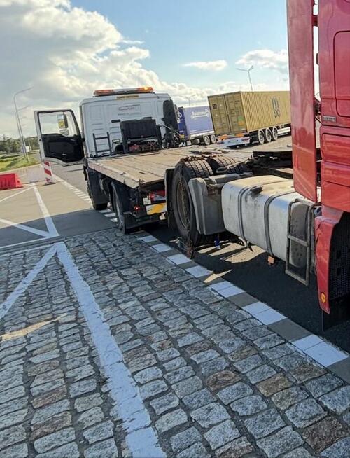 Man TGM 18. Pomoc Drogowa plyta hydrauliczna widelec