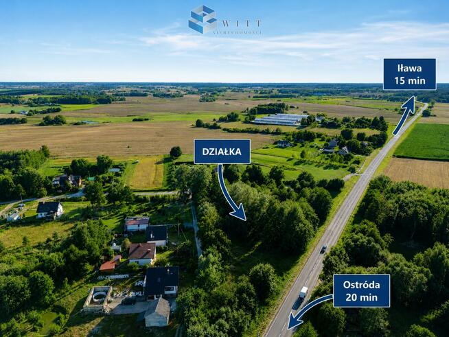 Działka budowlana Franciszkowo gm. Iława