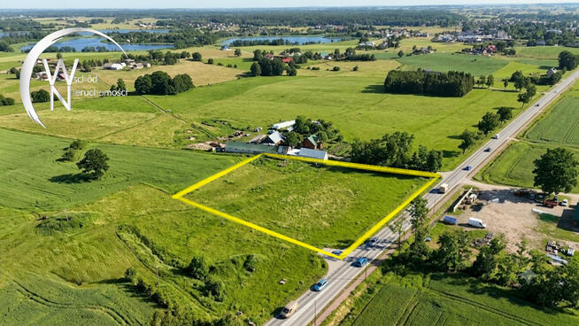 Działka usługowa Radziuszki gm. Sejny,