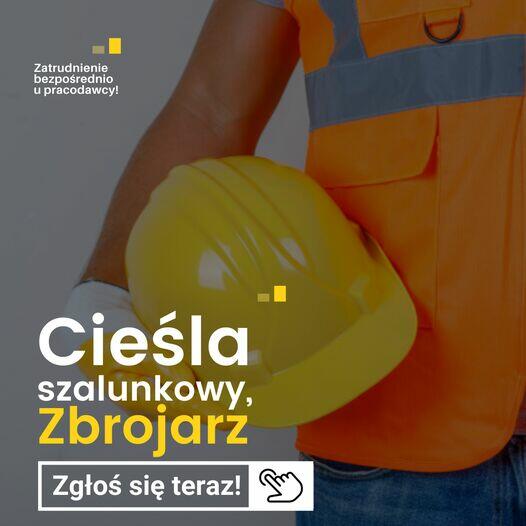 Cieśla/Zbrojarz - holenderska umowa - od zaraz!