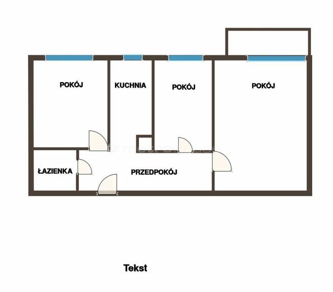 3 pokoje z balkonem Zielona Ligota