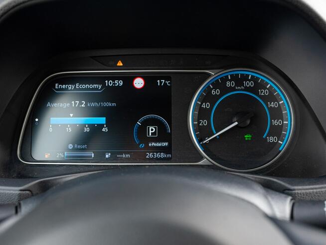Nissan Leaf ZS039TM#40kWh Acenta Podgrz.f K.cofania LED Salon PL VAT 23%