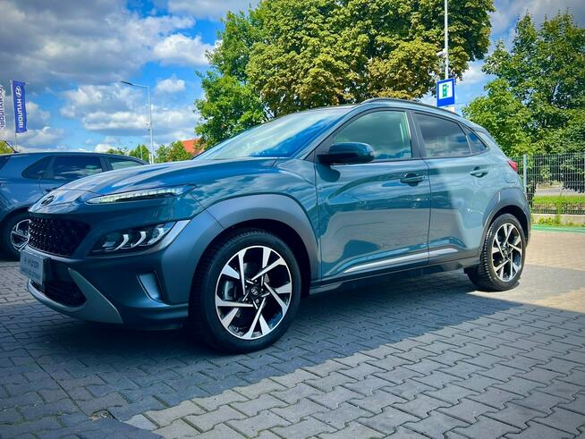 Hyundai Kona 1.6T-GDI 198KM 7DCT 2WD Premium Salon Polska Serwis ASO MAŁY PRZEBIEG