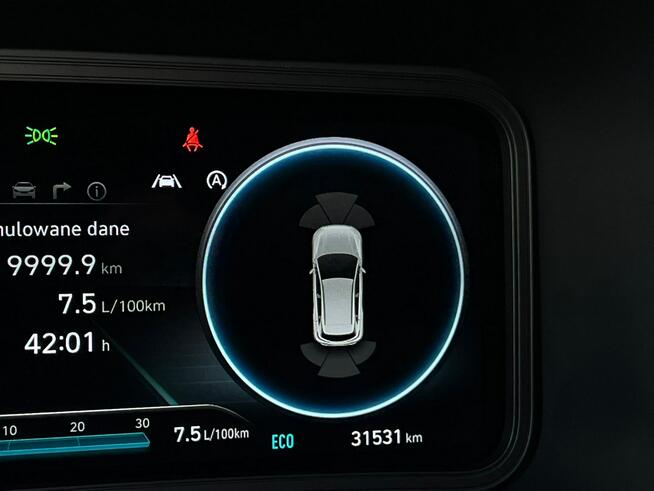 Hyundai Kona 1.6T-GDI 198KM 7DCT 2WD Premium Salon Polska Serwis ASO MAŁY PRZEBIEG
