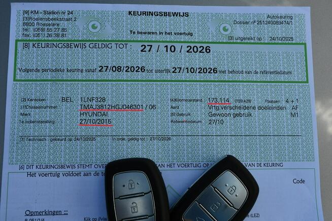 Hyundai Tucson 1.6 GDI 4x4 Automat LED Panorama Kamera Wentylacja Euro-6 178 tys.km