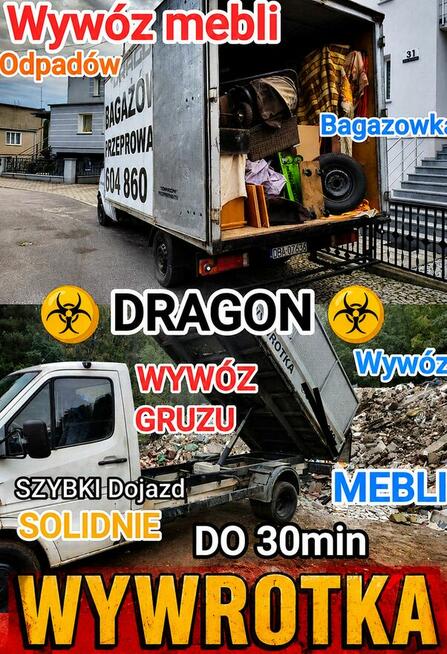 7/24 Bagazowka-DRAGON, Taxi Bagazowe, Transport, PRZEPROWADZKI