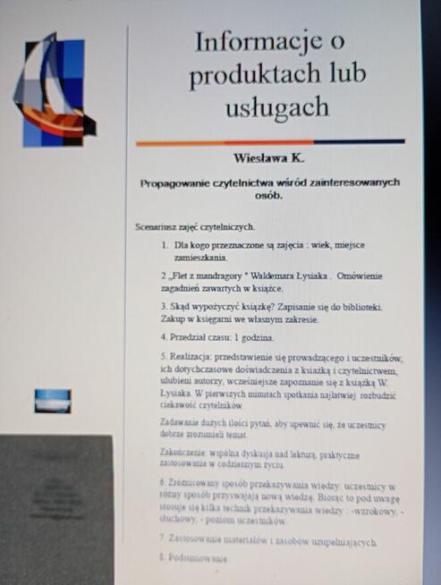 Podejmę się pracy.