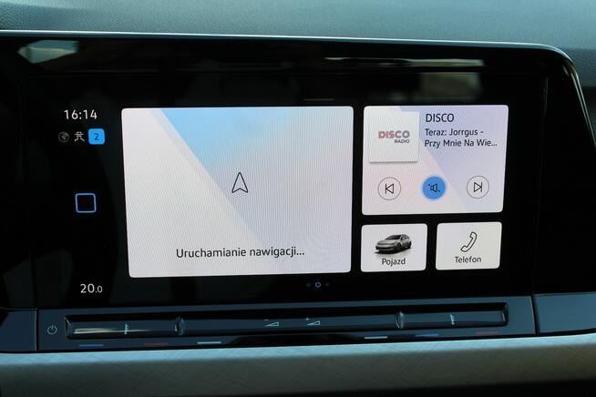 Volkswagen Golf Variant SalonPL FV23% 2.0TDI Virtual Kamera Cofania Tempomat ACC Blis