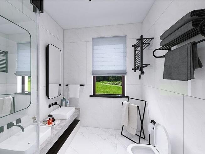 Nowy dom 180 m2 w zabudowie bliźniaczej / Warszawa Białołęka
