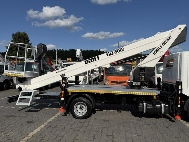 Nissan Cabstar NT400 Zwyżka Podnośnik Koszowy ISOLI PT 200 20m UDT Multitel GSR P7