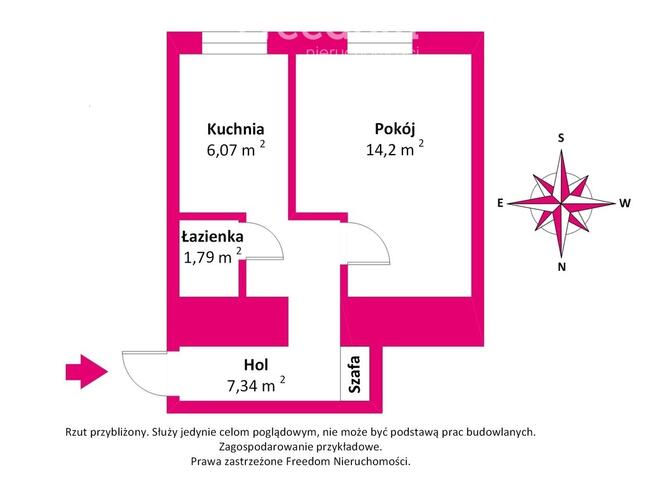 Kawalerka do remontu na Woli | Metro Płocka | SKM