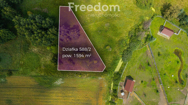 Działka w Jantarze o pow. 1550m2