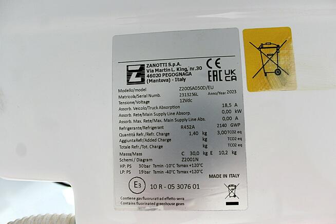 Toyota Proace City L2 FV23% Chłodnia/Mroźnia Zanotti -20°C SalonPL