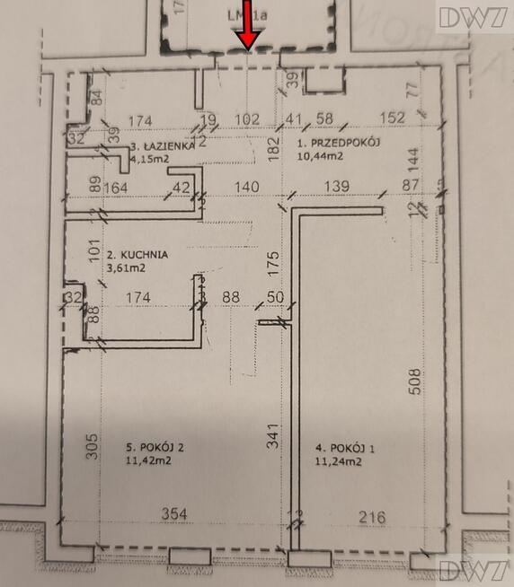 2-pok,41,15 m²,ul.Na Barciach 12, Prądnik Czerwony