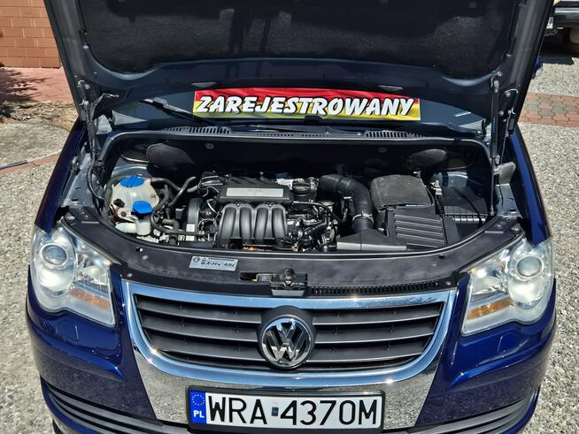 Volkswagen Touran 1.6B MPI 102KM. 2009r Lift, Oryginał Lakier