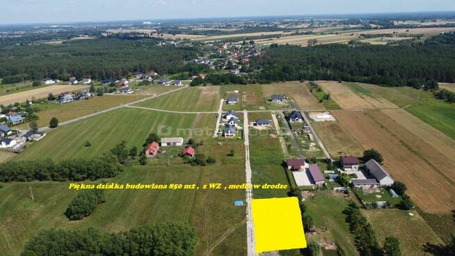 Działka bud. 850m2 z WZ. Klembów blisko media, PKP