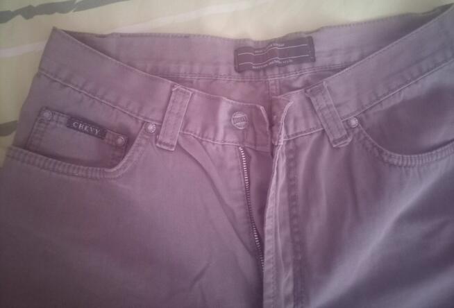 Spodnie męskie materiałowe 100% bawełna r.XL