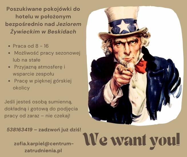 Pokojowa w okolicach Żywca