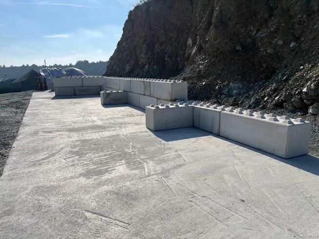 Bloki betonowe ALFA BLOK / mur oporowy 120x60x60