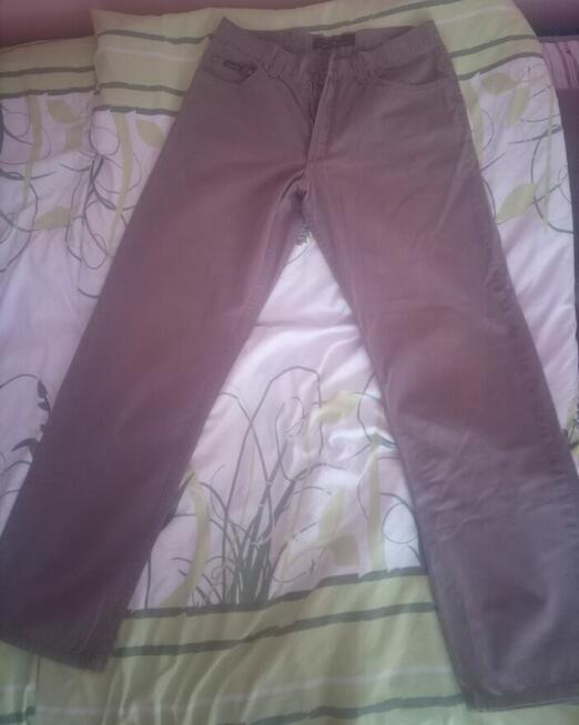 Spodnie męskie materiałowe 100% bawełna r.XL