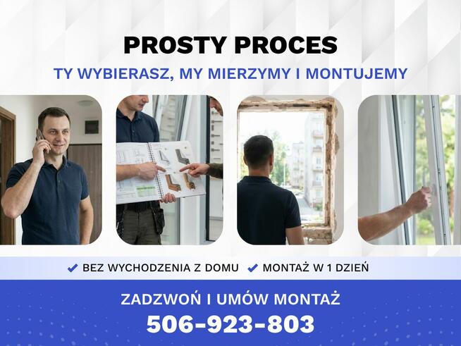 NOWE OKNA Z MONTAŻEM – Darmowy Pomiar i Transport! Włoszcz