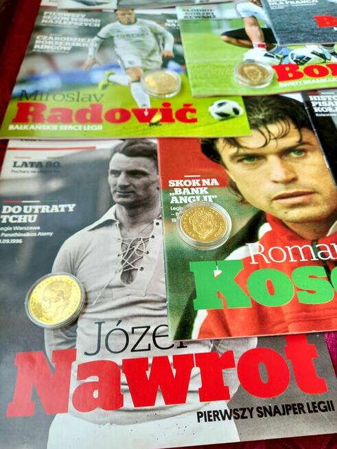 Kolekcja Gwiazdy Legii 2018r. medal + zeszyt (od nr 1 do n