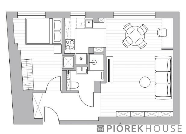 2-pokojowe mieszkanie na Ochocie