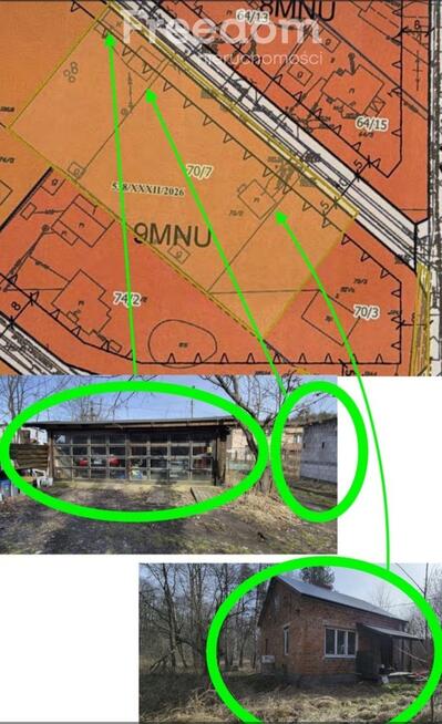 Działka pod Piasecznem na 3 bliźniaki/6 lokali