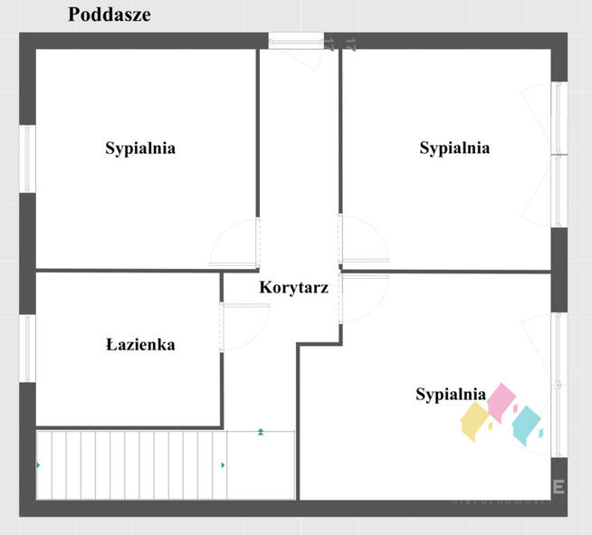 Kikity, linia brzegowa, dom po remoncie