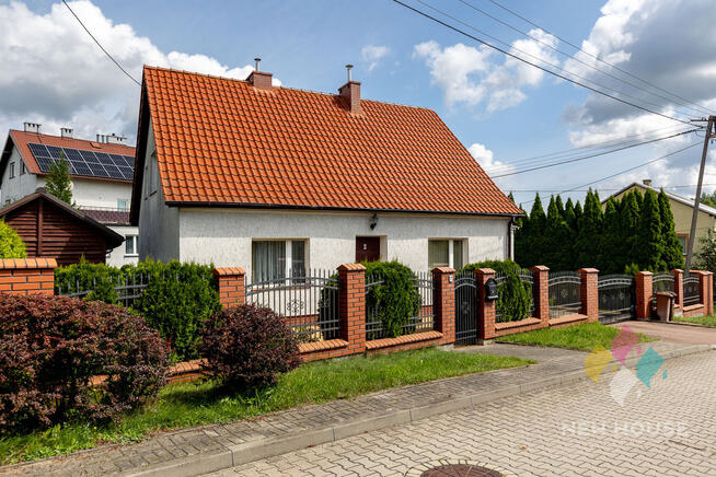 Dom na Jeziorem Sukiel, garaż, wiata, ogród