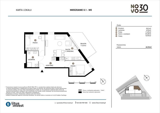 Kompaktowe Mieszkanie w inwestycji NOVO 30