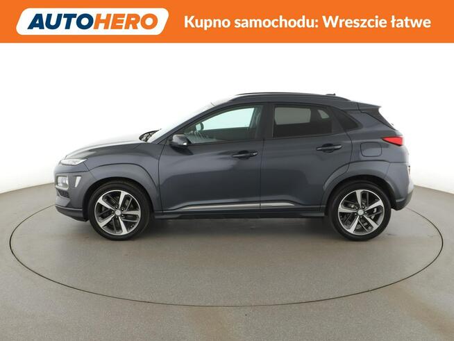 Hyundai Kona 4x4 automat skóra LED navi klima auto grzane fotele kamera i czujniki