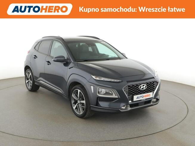 Hyundai Kona 4x4 automat skóra LED navi klima auto grzane fotele kamera i czujniki