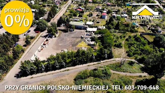 BUDYNEK - DZIAŁKA PRZEMYSŁOWA PRZY GRANICY