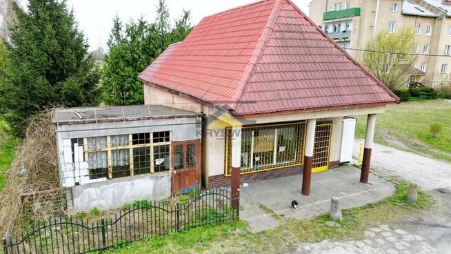 Działka z budynkiem handlowo-usługowym WITNICA